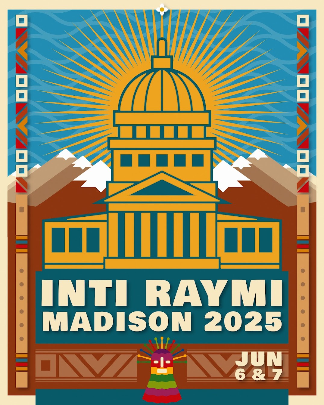 Poster mockup on wall